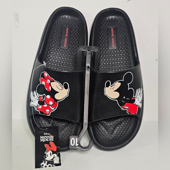 Disney Mickey And Minnie Sandles Womens Size 10 - Picture 1 of 4